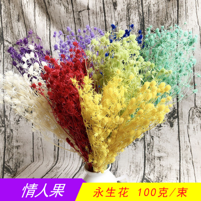 幻花永生花情人果100克/束diy材料包干花花束实用毕业花材鲜花