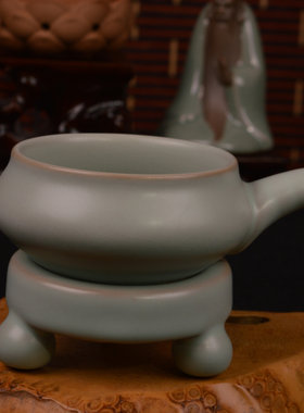 凝雅 正品汝窑茶具配件茶漏茶滤网过滤器 汝瓷茶杯