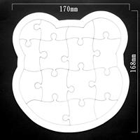 DIY Blank puzzles, educational puzzles, hand-drawn blank puzzles, 96 pieces, graffiti and drawing puzzles, art class puzzles thumbnail 6