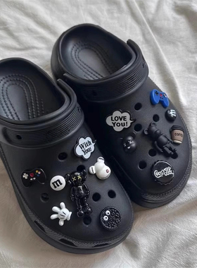 洞洞鞋鞋花鞋扣装饰配件配饰立体熊cross配件暴力熊可拆卸高级感