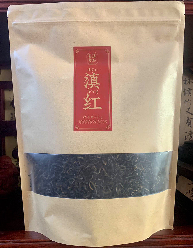 23年春茶 龙眉古茶云梦滇西订制款龙眉红茶滇红口粮茶叶500g