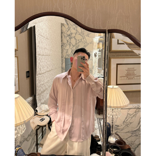 「年后发」Magadeth 高级晚宴高设计感丝亮衬衫 可任意搭配