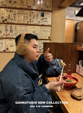 GAHKSTUDIO「店主私服」年度压轴jennie重磅牛仔棉服