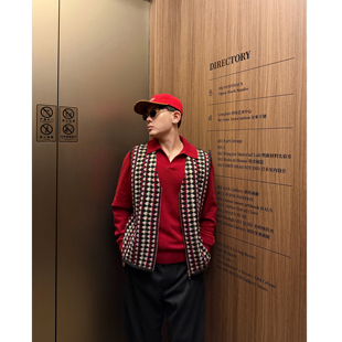 Magadeth进口机器制作/绵羊毛/私服/纽约新贵/ 高定马甲/撞色