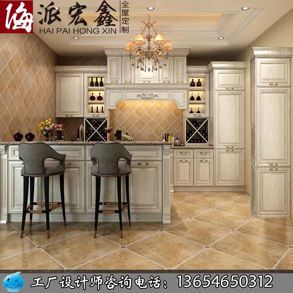 订做哈尔滨实木橱柜 哈尔滨欧式实木橱柜 实木橱柜门板 欧式橱柜在类目 全屋定制, 整体厨柜及配件, 整体厨柜中 - 来自Buy2taobao.com提供专业的淘宝代购服务