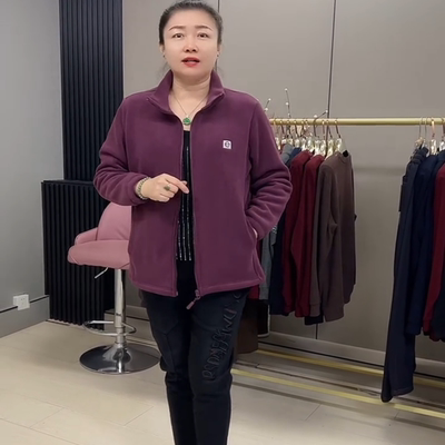 大码女装2025秋冬新款韩版时尚休闲宽松立领加厚保暖百搭外套女潮