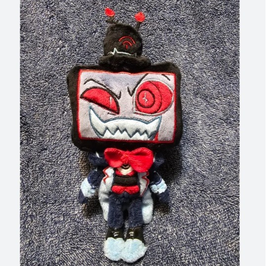 跨境新款 Hazbin Hotel vox plush 地狱客栈电视头毛绒玩具公仔