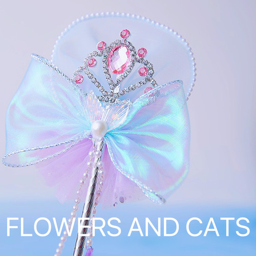 flowersandcats女童公主魔法棒