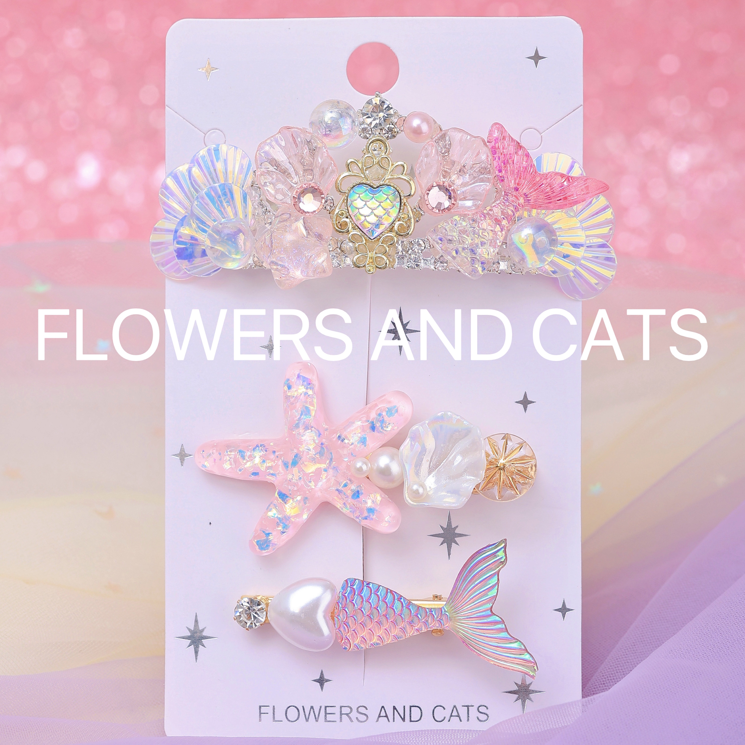 FlowersandCats迪士尼儿童发箍粉