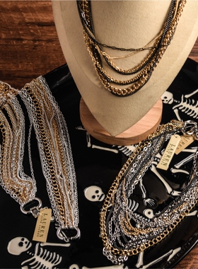 沧海月明珠有泪，蓝田日暖玉生烟。RLL大牌多层项链女款2024新款