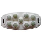 玉石九球温热器热疗仪全身热灸三球颈腰手持赭石托玛琳电加热温球