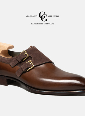 美勋代理英国Gaziano&GirlingGG手工皮鞋Monk双搭扣孟克鞋Oakham
