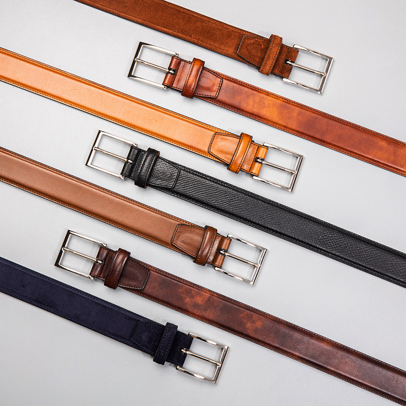 西班牙TLB男士小牛皮简约腰带