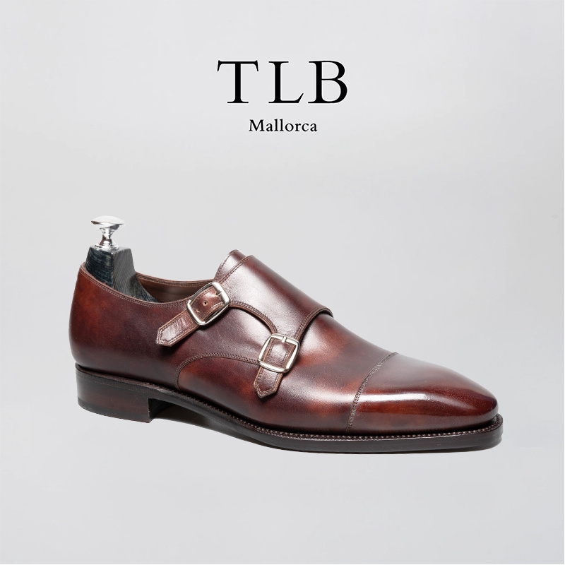 西班牙TLB手工孟克鞋美勋代理