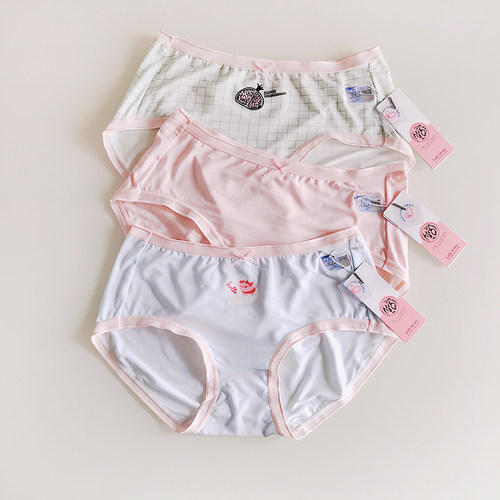 普利诗夏季超薄女大童三角内裤