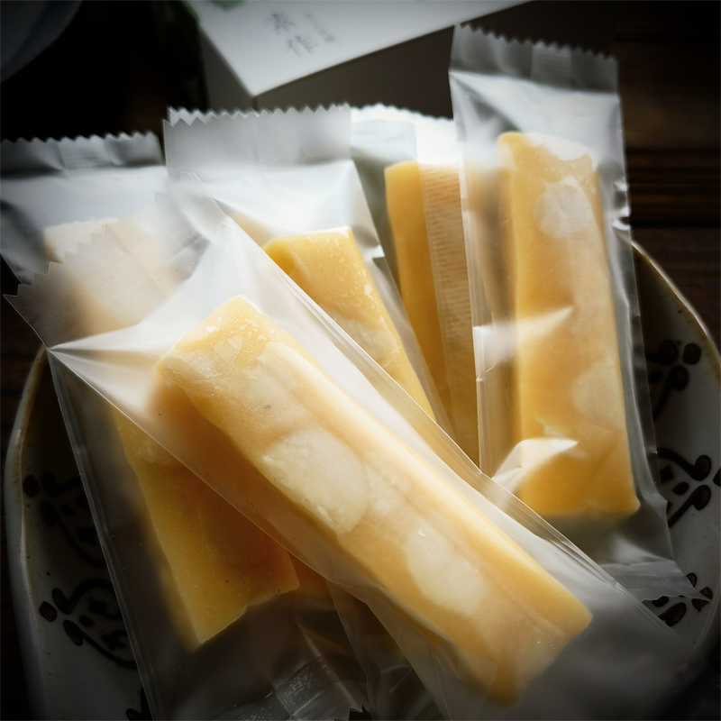 新品尝鲜~素兮手作。寒天白巧奶酪 夏威夷果仁版 手工制作低甜度