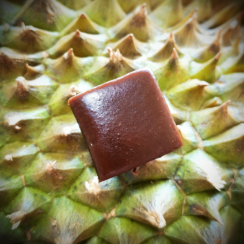 小糖人可食。特浓榴莲咖啡小方 无蔗糖纯手工制作