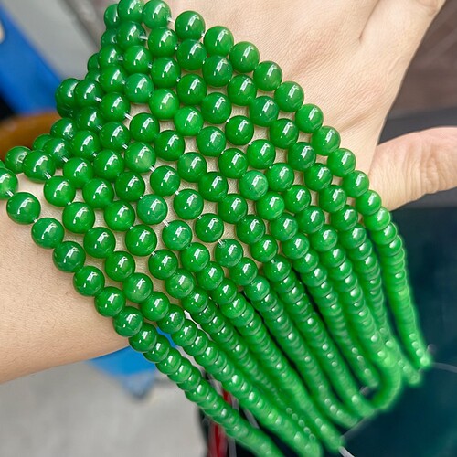 DIY珠子天然玉髓优化马来玉散珠