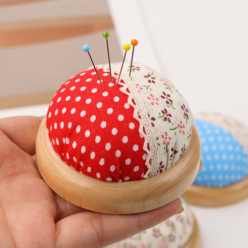 家用针插拼接花边 针插 针扎包半圆型针座手工缝纫工具配件