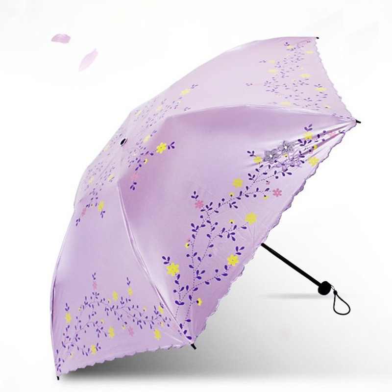 天堂伞太阳伞防晒防紫外线遮阳伞超轻晴雨两用雨折叠女韩国小清新