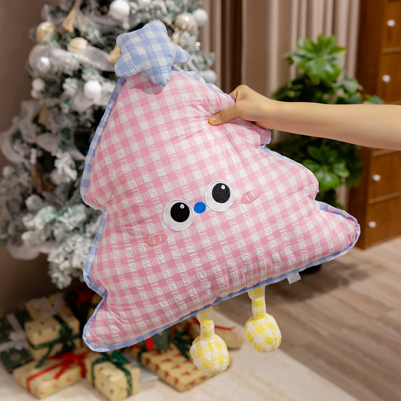 多巴胺圣诞树玩偶抱枕圣诞节装饰品摆件公仔毛绒玩具沙发靠枕礼物