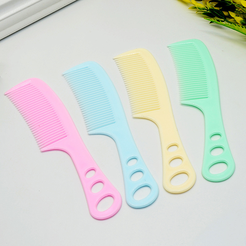 可挂手柄珠光梳子熟胶不易断