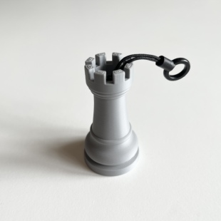 国际象棋车棋子背包挂件小城堡手机挂饰车载挂坠可定制文字chess