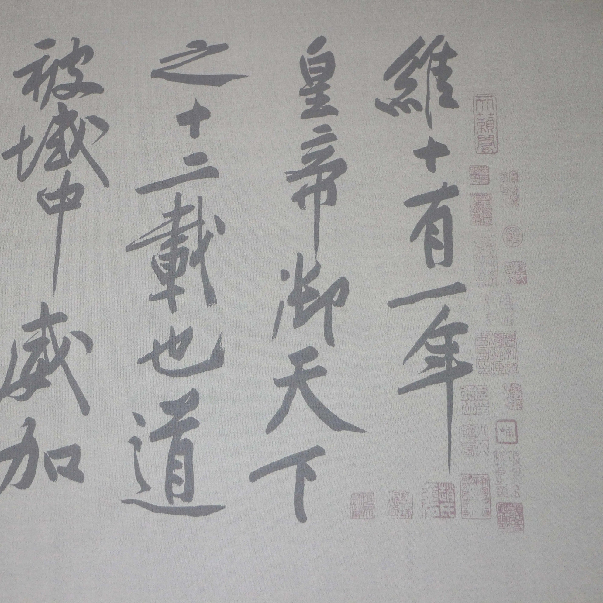 黄庭坚行书砥柱铭水写布 毛笔书法练字 清水练习万次书写