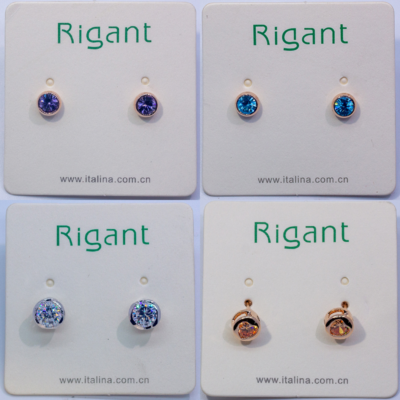 丽晶红苹果专柜高档女耳钉耳环耳饰品牌清仓特价尾货ES02