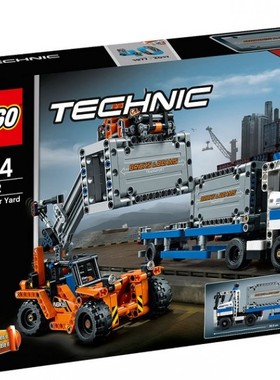 LEGO乐高 42062 集装箱堆场货车 TECHNIC 科技机械 积木玩具 全新