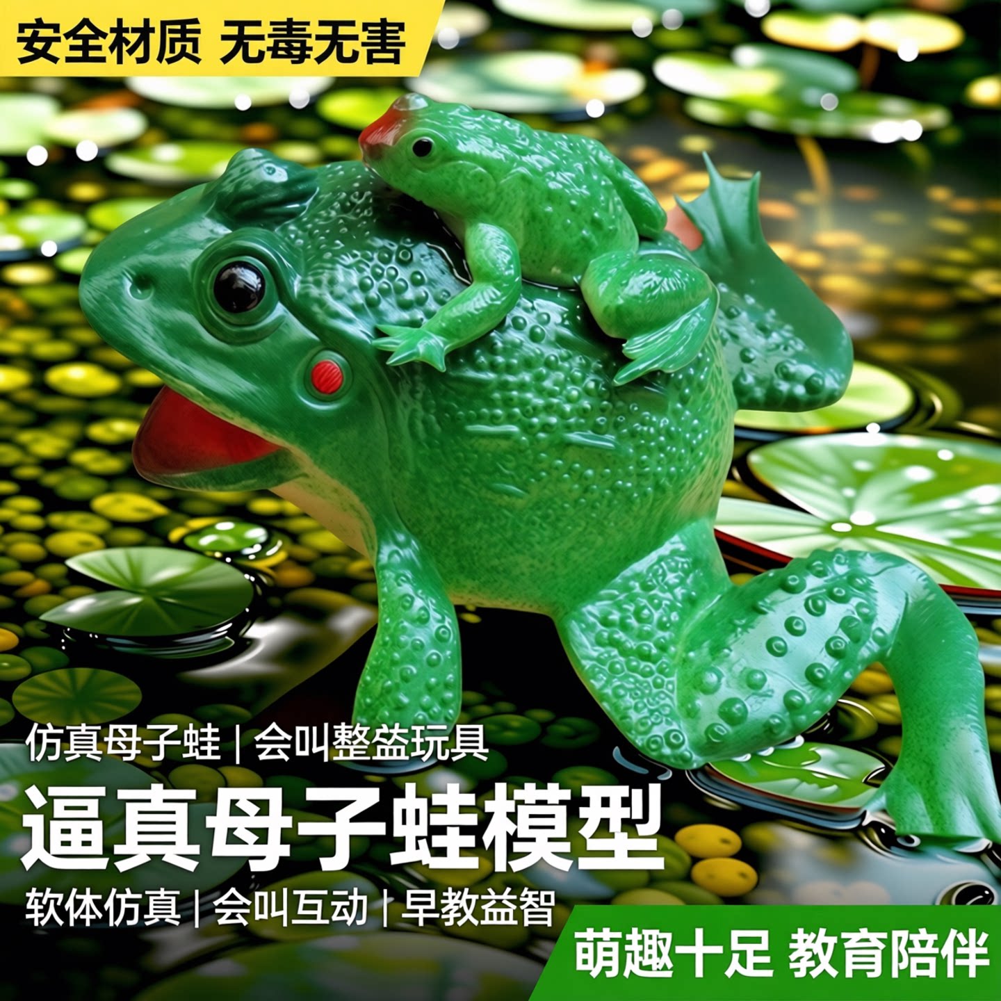 仿真青蛙动物模型软体蛤蟆玩具图片
