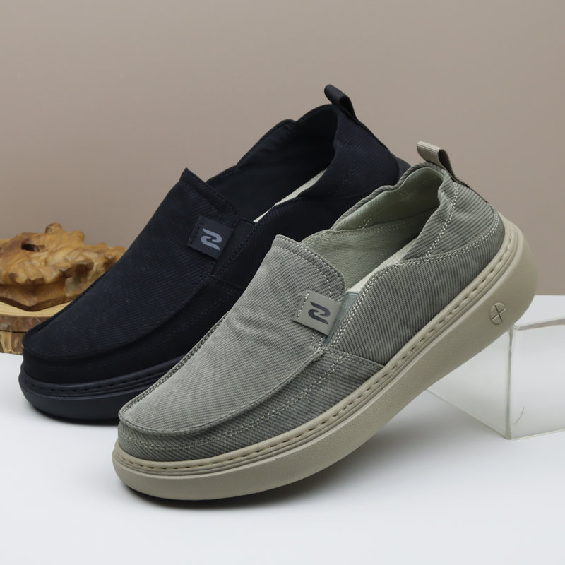 老北京布鞋时尚休闲男单鞋软底舒适透气爸爸鞋防滑一脚蹬轻便男鞋