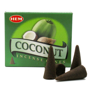 正品 HEM印度香锥香塔香牛奶椰汁Coconut清甜椰子室内香薰净化空气