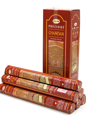 印度进口正品HEM Chandan沉香木檀香线香家用安神冥想礼佛熏香
