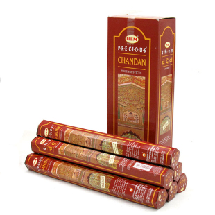 印度进口正品 Chandan沉香木檀香线香家用安神冥想礼佛熏香 HEM