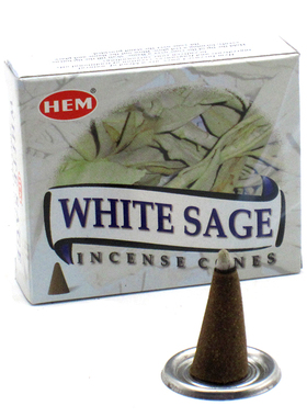 印度进口HEM White Sage白鼠尾草塔香净化空气空间室内熏香天然