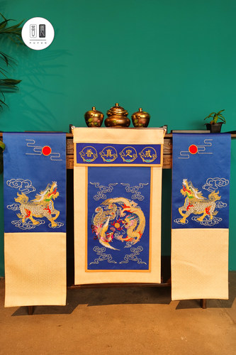 菩云刺绣装饰寺院装饰用品