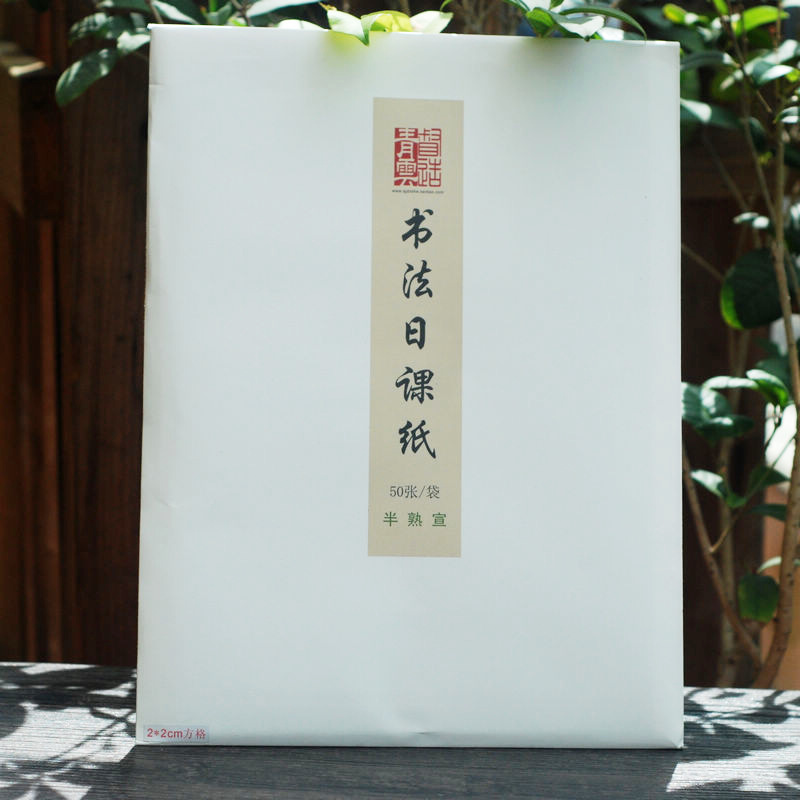 青云笔社日课纸半熟仿古书画宣纸