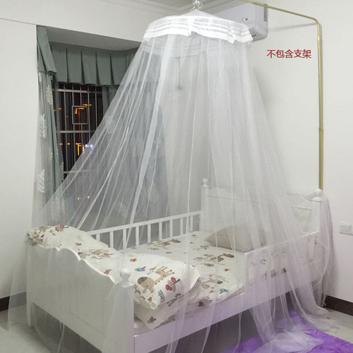 单人床吊顶蚊帐蚊帐 1米 1.5米 0.4-2m 儿童床蚊帐 宿舍蚊帐圆顶 - 封面