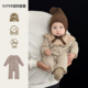 洋气婴幼儿针织爬服潮 韩版 2026新款 婴儿外出服秋男宝连体衣春秋款