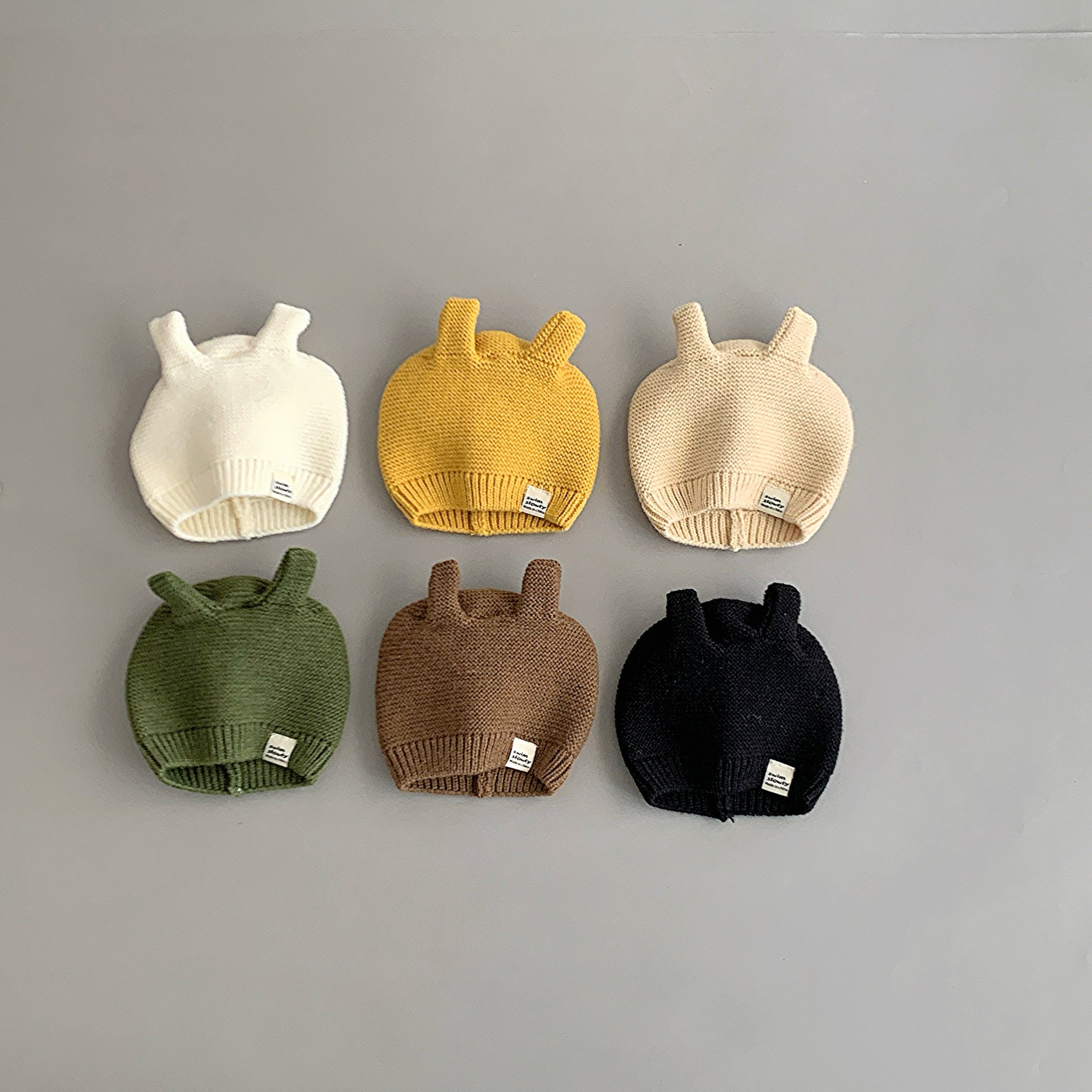 婴儿帽子韩版简约小耳朵针织帽超萌可爱秋冬小宝宝护耳帽毛线帽秋,童装/婴儿装/亲子装,帽子,淘宝优惠券,粉丝福利购,淘宝优惠卷