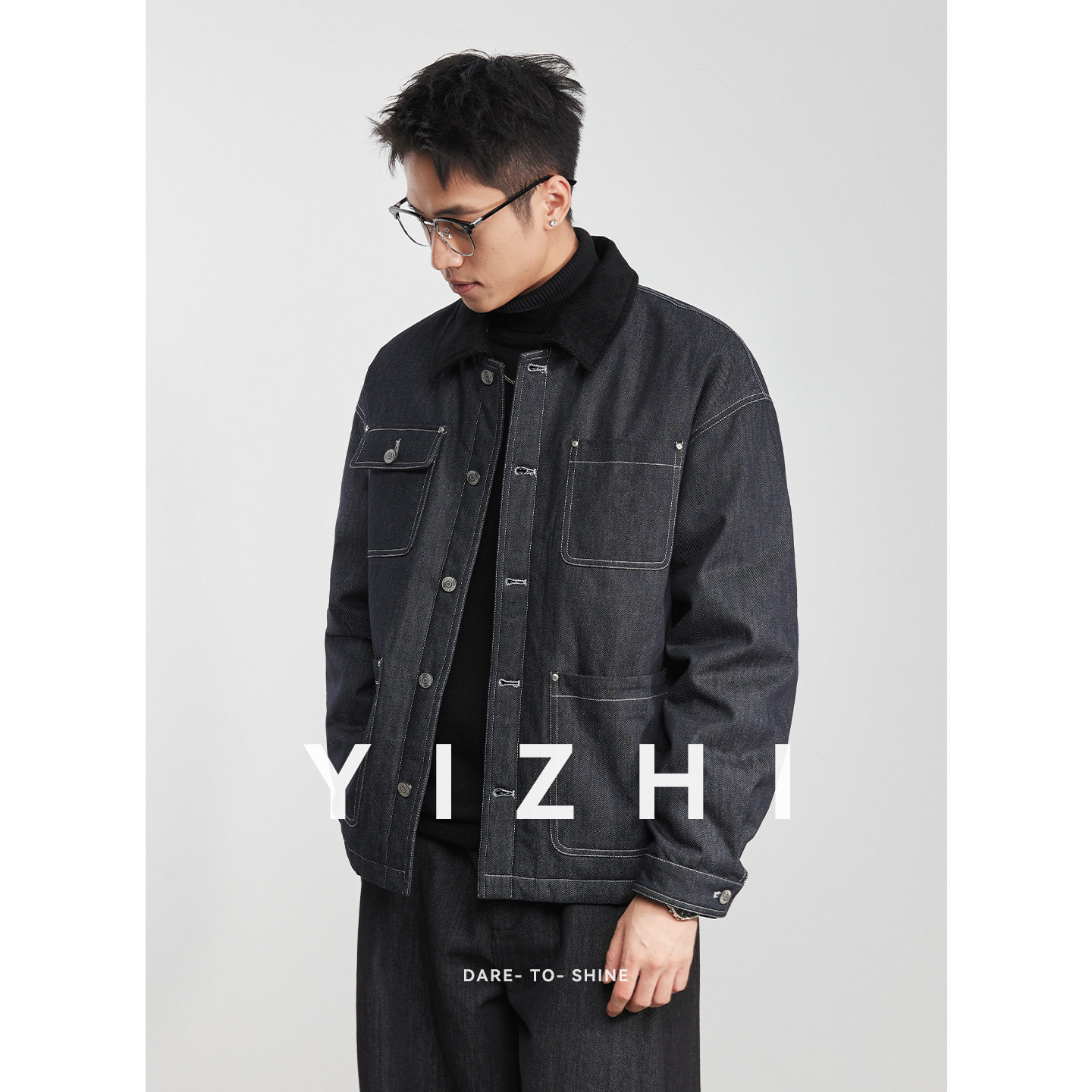 亦止『简潮』90白鸭绒美式复古牛仔羽绒服冬季男保暖时尚百搭外套,男装,羽绒服,淘宝优惠券,粉丝福利购,淘宝优惠卷