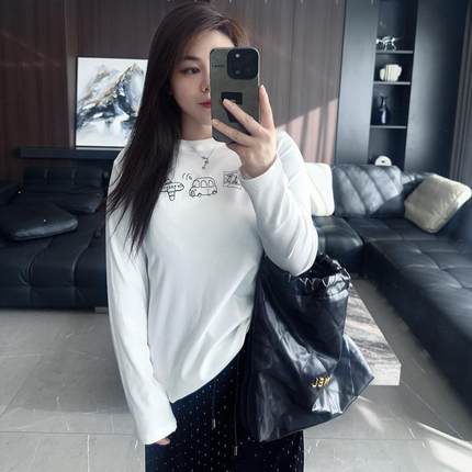 大码女装胖mm2024年秋装冬装新款长袖打底衫圆领加绒内搭t恤上衣