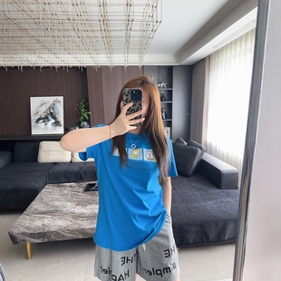 小王子的玫瑰花 大码女装胖mm春夏装新款2025年短袖t恤半袖遮肉