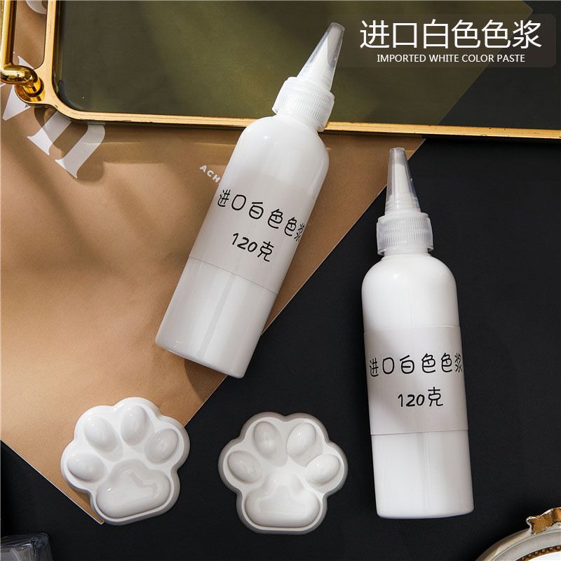 年年有红料水晶滴胶进口高浓度色浆白实色色精猫爪麻将调色色素