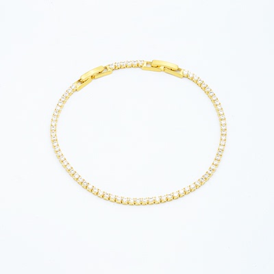 【店铺专属】18k金网球手链女款轻奢小众高级感【WT0422】不脱模