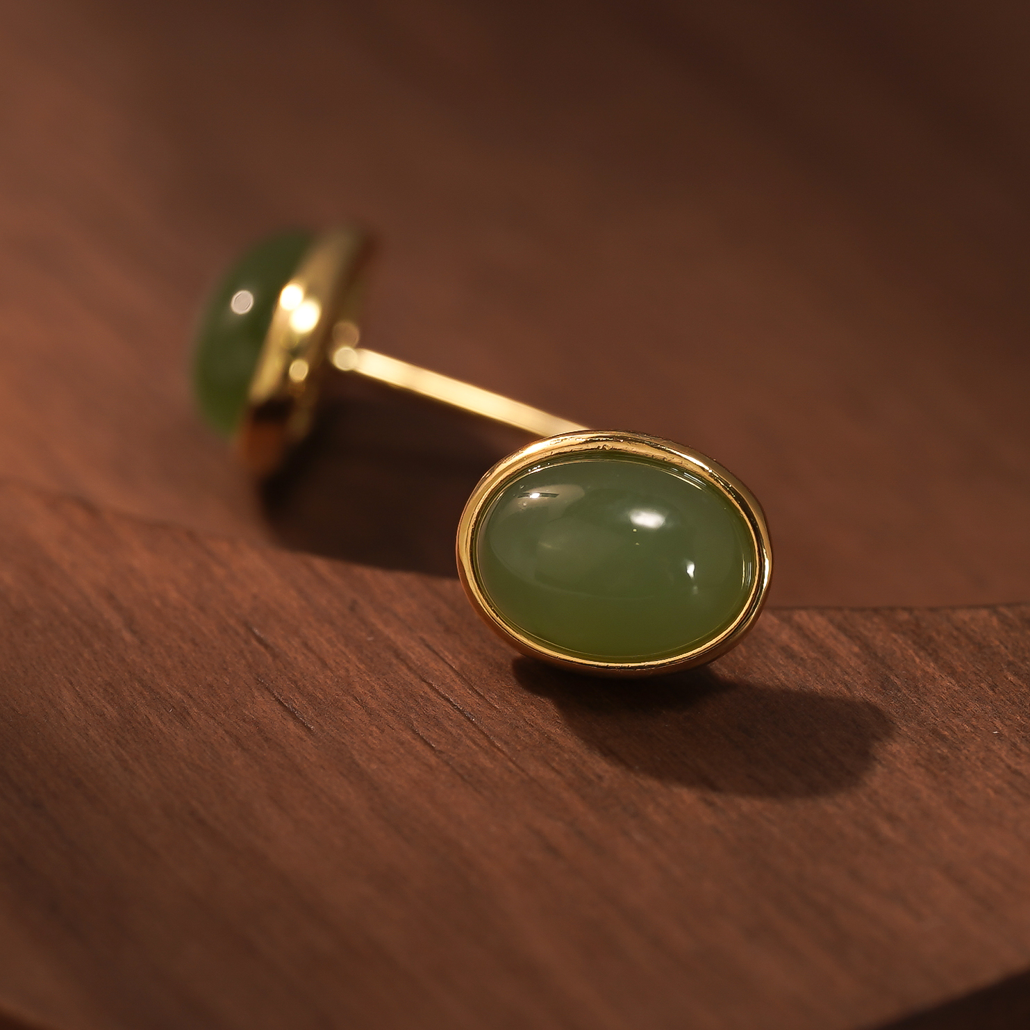 情人节经典款s925银碧玉耳钉好礼