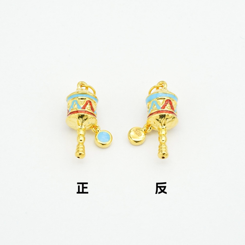 正品18k金项链吊坠DIY百搭小众
