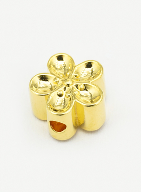 正品美菲品牌18k金樱花小配件(光面)  轻奢小众不脱模【WT0240】