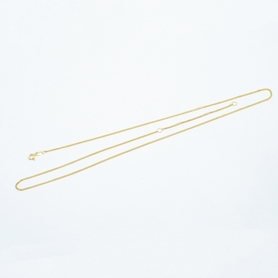 18k金侧身项链轻奢小众时尚百搭